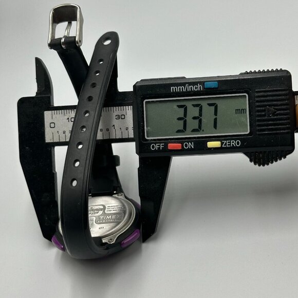 3/$30 Timex Ironman Triathlon Digital Watch Women Black Purple Water Resistant - Picture 12 of 15
